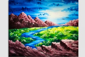 Paint Nite: Mountain River
